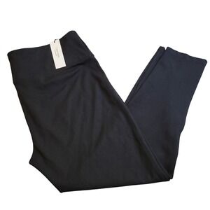 NWT Womens Calvin Klein Black High Waist Leggings 2X Compression Performance $69